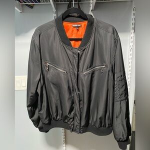 Charlotte Russe black Bomber jacket